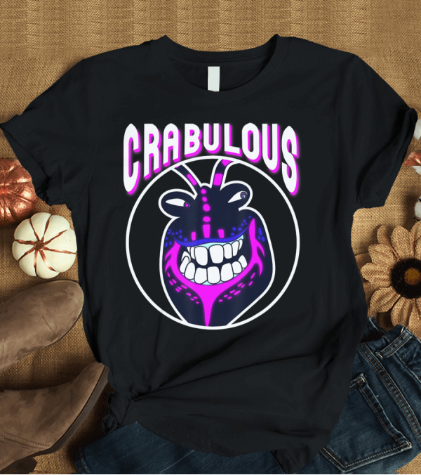 T-Shirt: Disney Moana Tamatoa Crabulous Neon Face Circle T-Shirt Disney Moana Tamatoa Crabulous Neon Face Circle T-Shirt