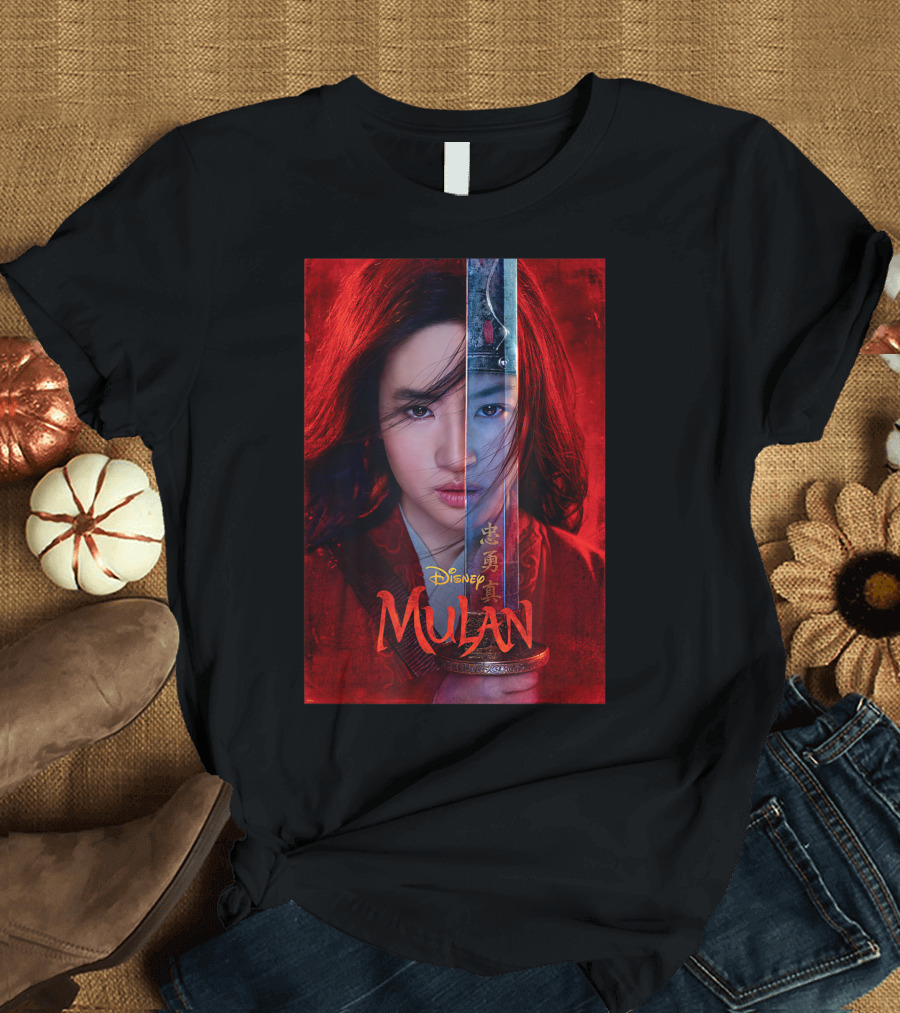 Disney Mulan Live Action Movie Sword Reflection T-Shirt