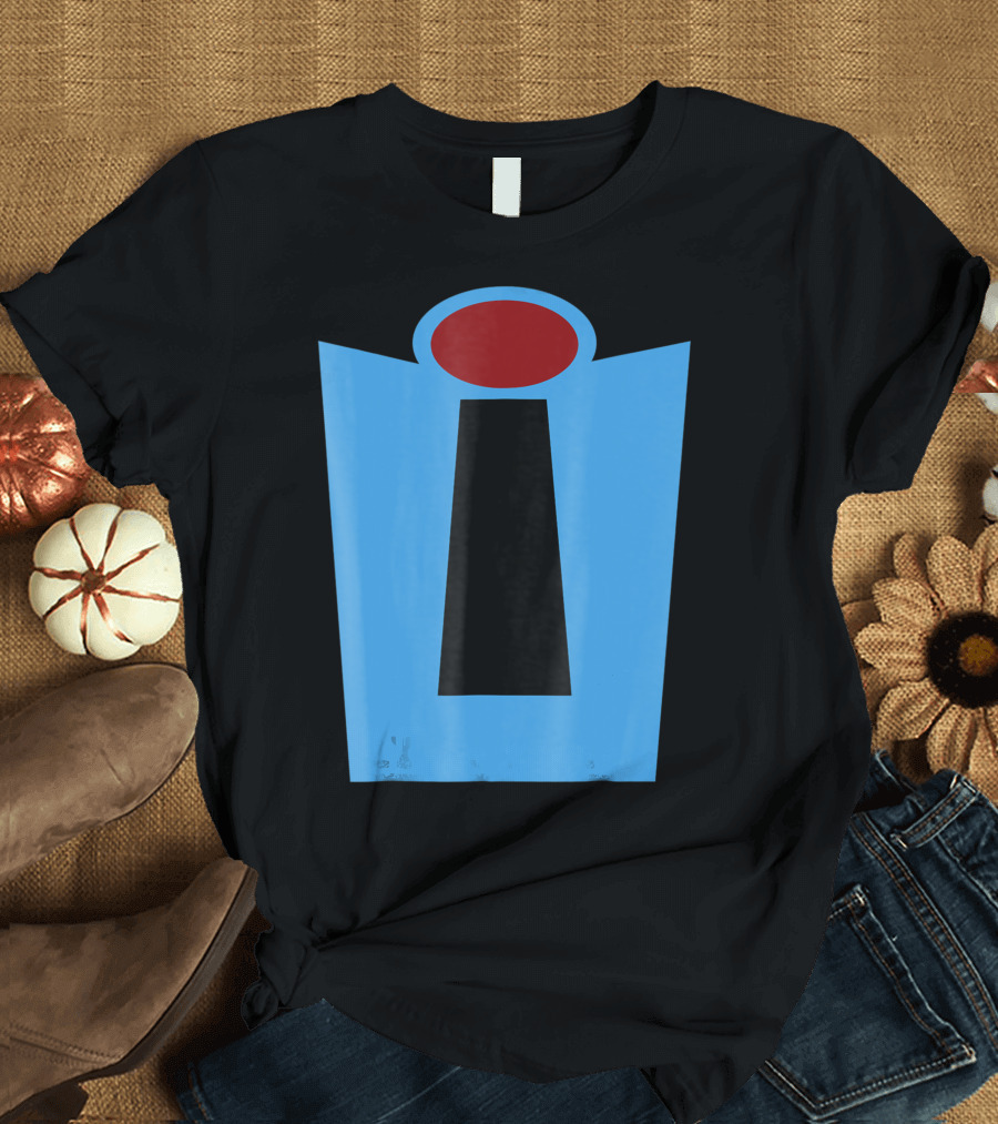Disney Pixar Incredibles Blue Suit Icon Red Oval T-Shirt