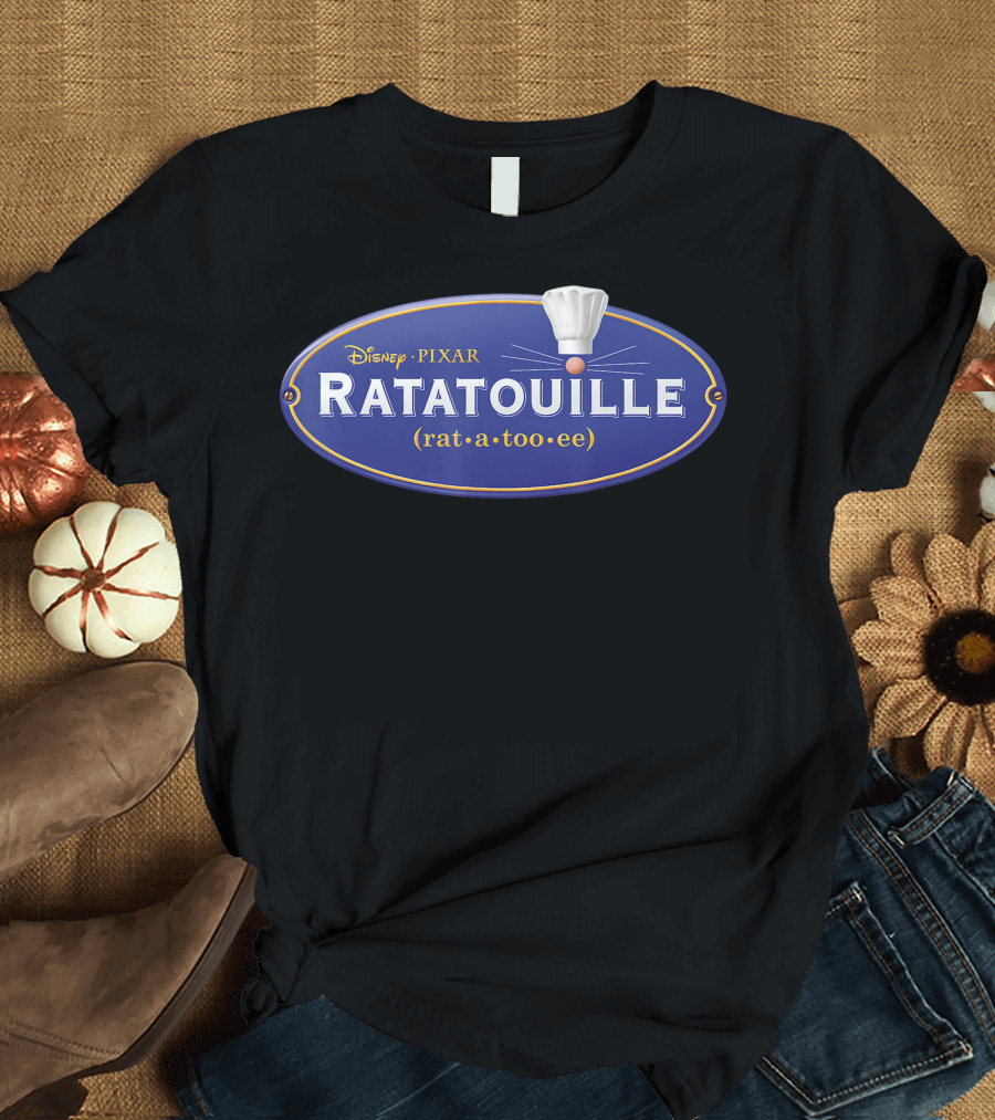 Disney Pixar Ratatouille Chef Hat Badge T-Shirt