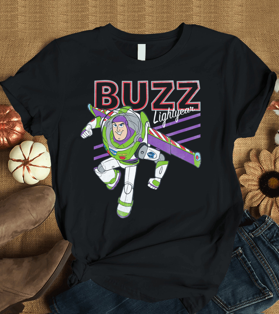 Disney Pixar Toy Story 4 Buzz Lightyear Iconic Astronaut Adventure T-Shirt