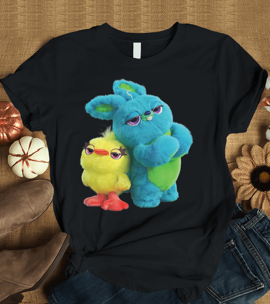 Disney Pixar Toy Story 4 Ducky and Bunny Confident Stance T-Shirt