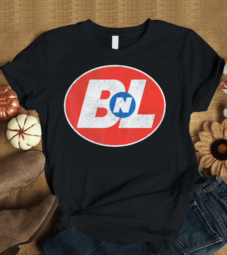 Disney Pixar Wall E BNL Logo Oval Red White Blue T-Shirt