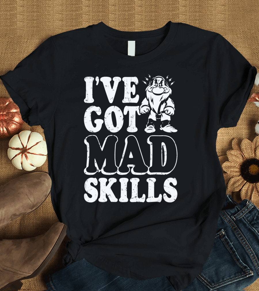 Disney Snow White Grumpy I've Got Mad Skills T-Shirt