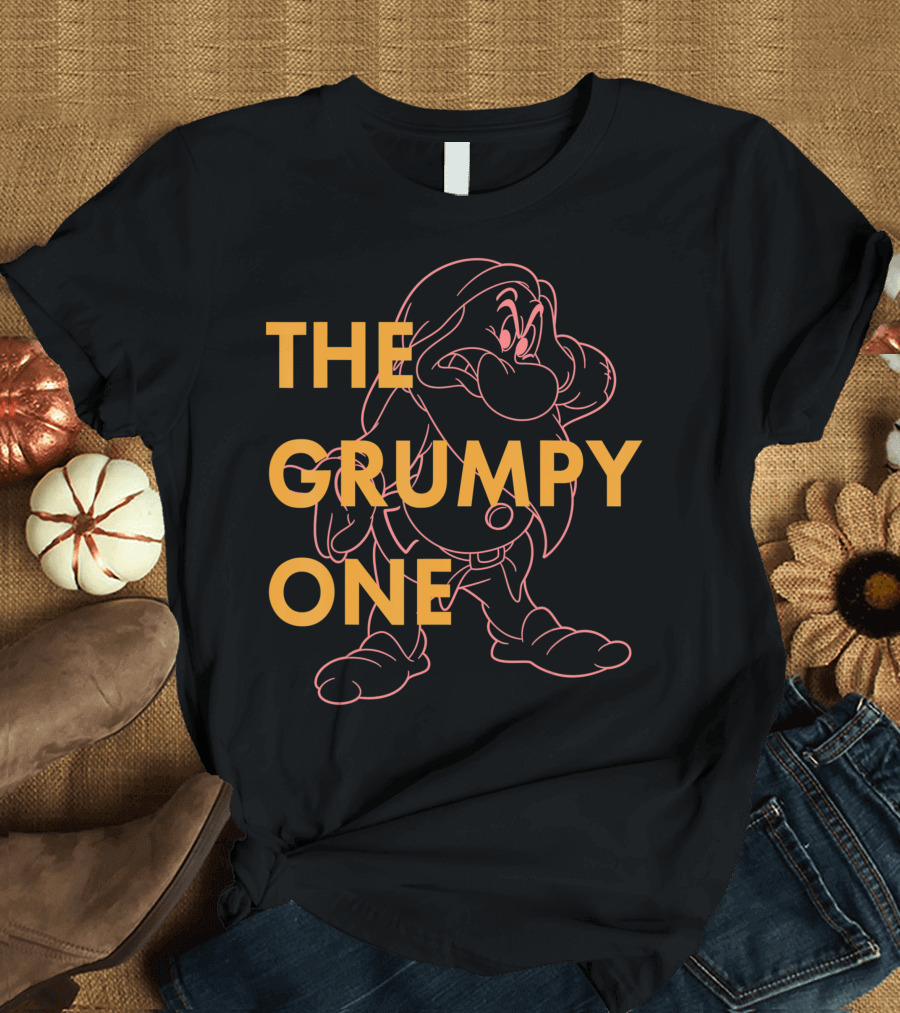 Disney Snow White The Grumpy One Dwarf Sketch T-Shirt