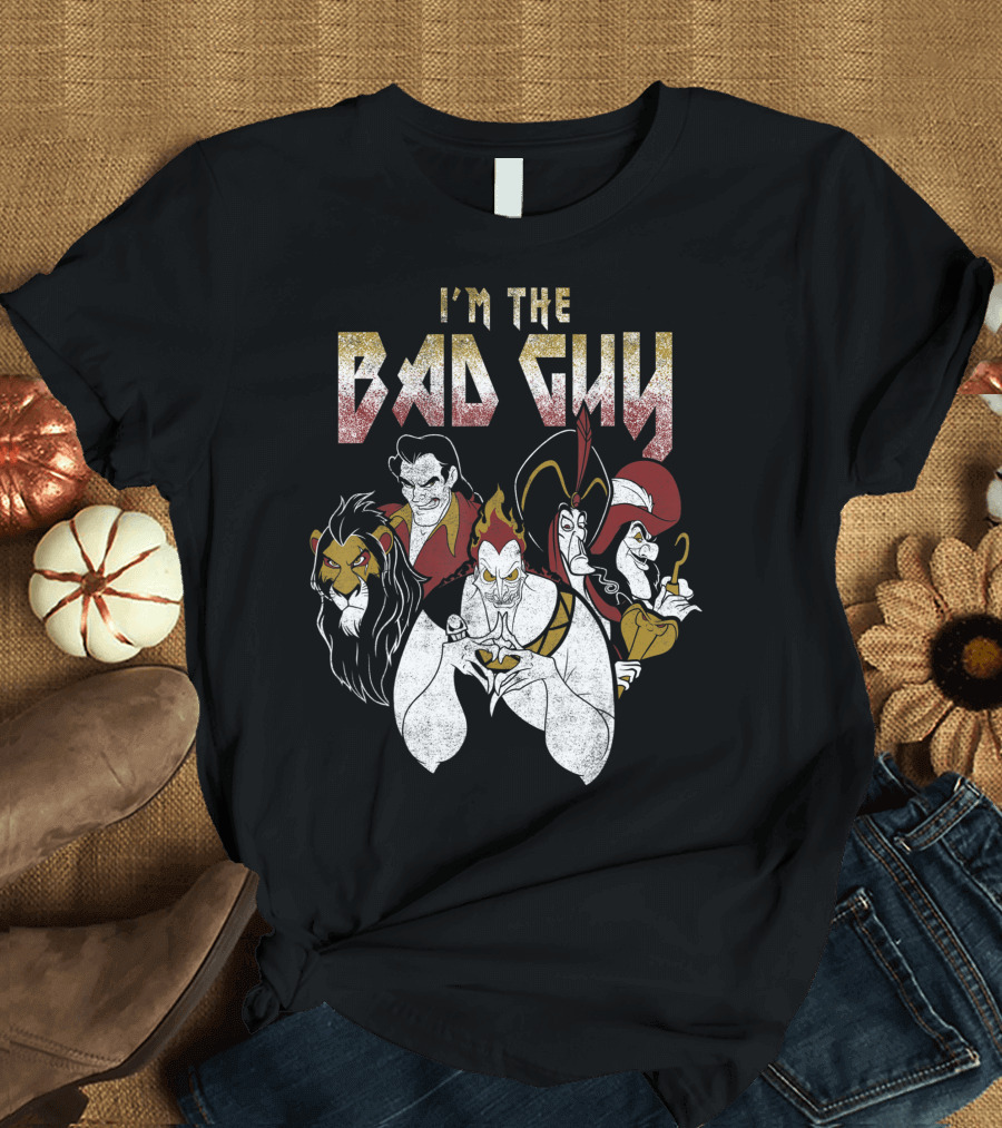 I'm The Bad Guy Disney Villains Group Shot T-Shirt