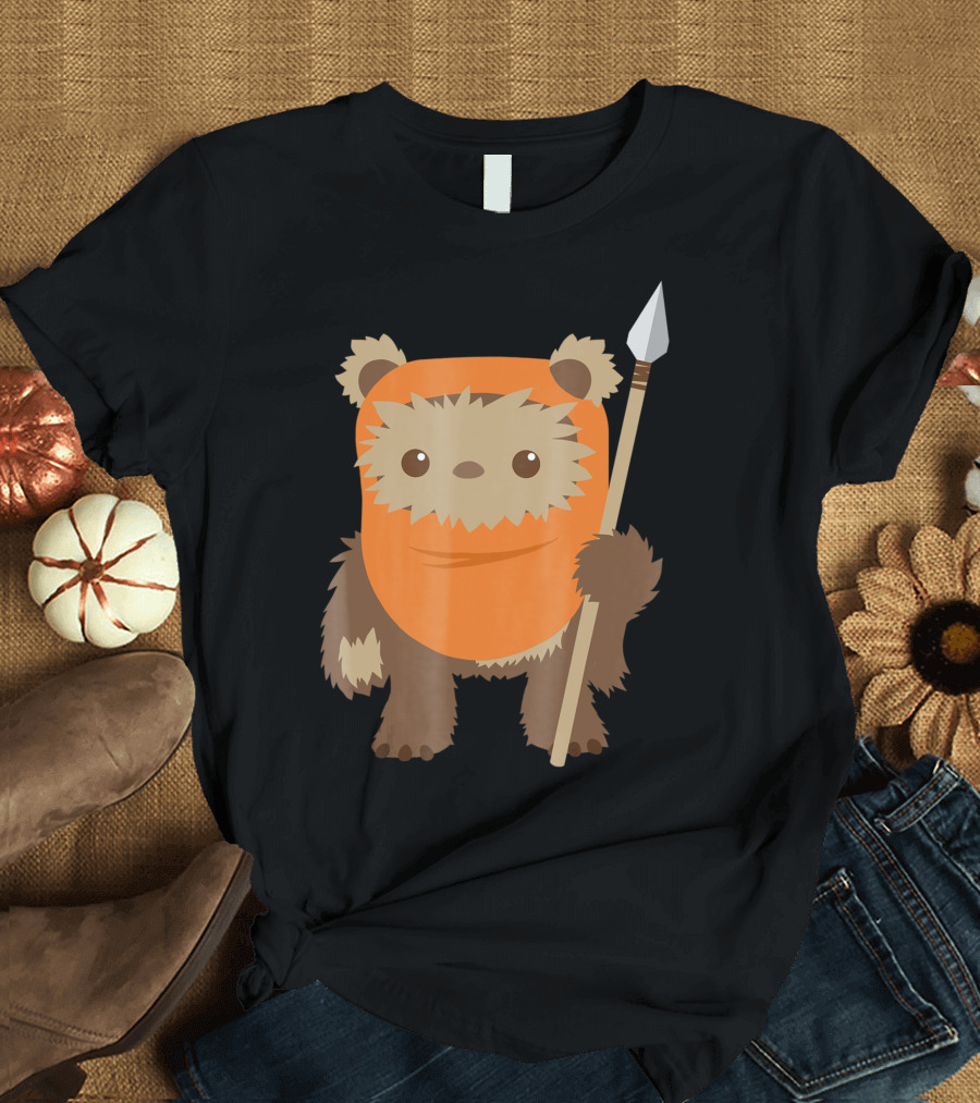 Star Wars Wicket Ewok Chibi Kawaii Adorable Character T-Shirt