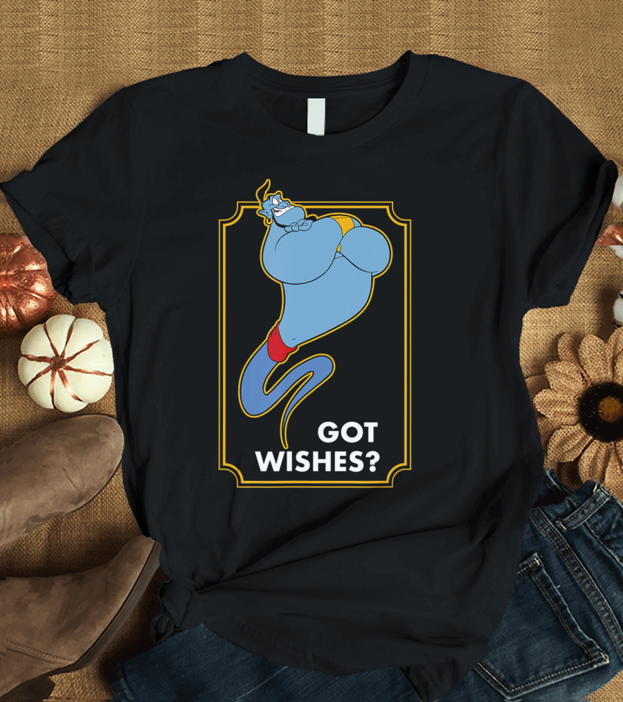 Genie Got Wishes Disney Aladdin Blue Character T-Shirt