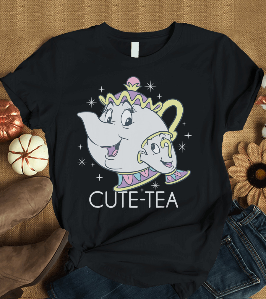 Cute-Tea Disney Beauty and the Beast Mrs. Potts and Chip T-Shirt