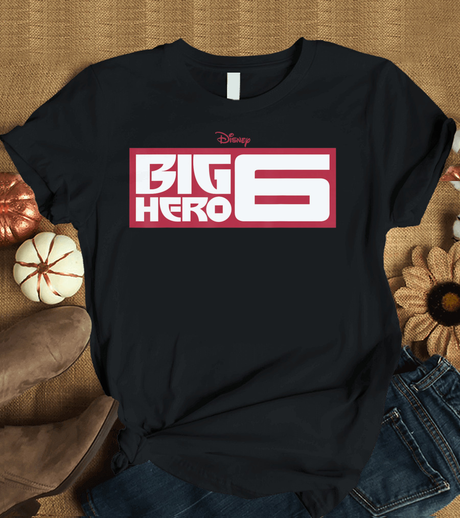 Disney Big Hero 6 Logo White T-Shirt