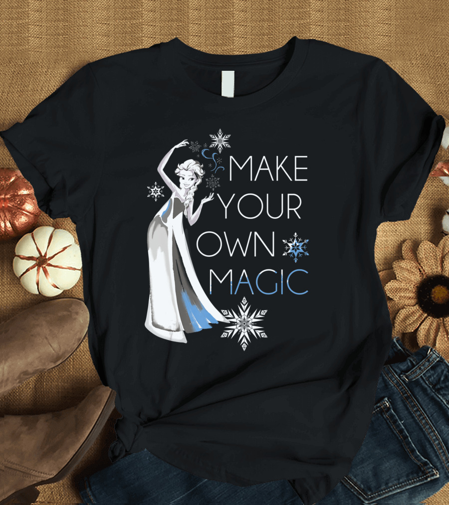 Disney Frozen Elsa Make Your Own Magic Snowflakes T-Shirt