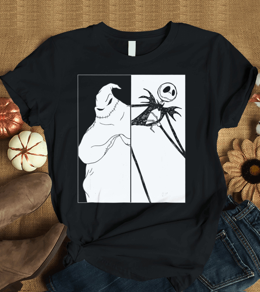 Disney Jack Skellington Vs Oogie Boogie Nightmare Before Christmas T-Shirt
