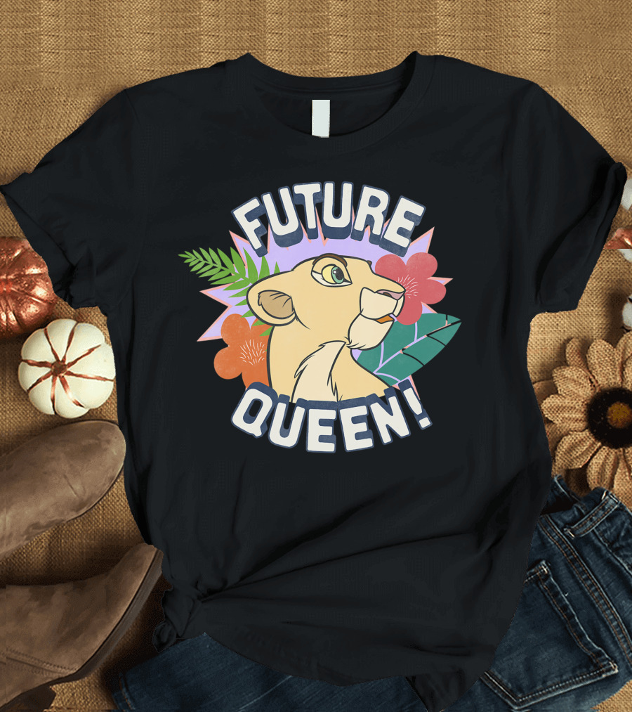 Disney Lion King Nala Future Queen Flowers T-Shirt