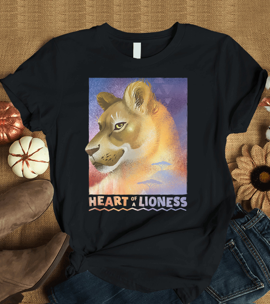 Disney Lion King Nala Heart of a Lioness Airbrush Live Action T-Shirt