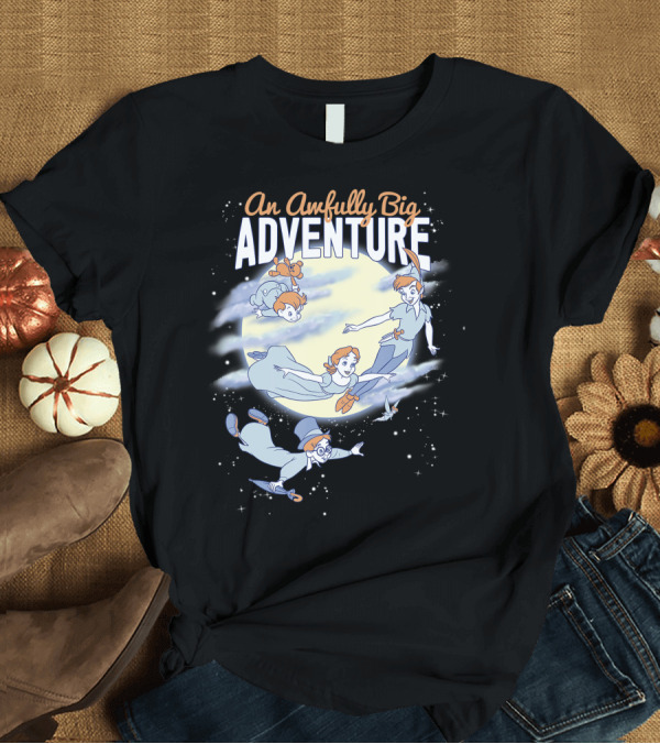 T-Shirt: Disney Peter Pan An Awfully Big Adventure Night Sky Fly T-Shirt Disney Peter Pan An Awfully Big Adventure Night Sky Fly T-Shirt