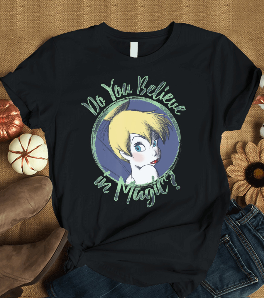 Disney Tinkerbell Do You Believe in Magic Peter Pan T-Shirt
