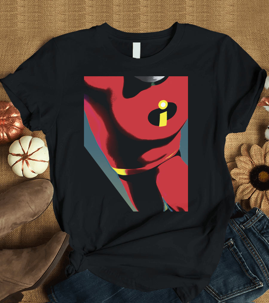 Disney Pixar Incredibles 2 Heroic Adventure Iconic Red Suit T-Shirt