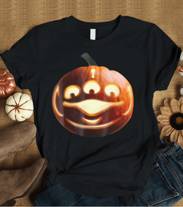 T-Shirt: Disney Pixar Toy Story Alien Face Pumpkin Carving T-Shirt Disney Pixar Toy Story Alien Face Pumpkin Carving T-Shirt