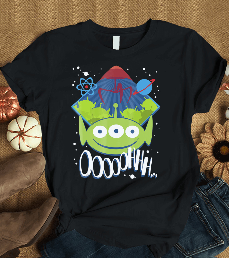 Disney Pixar Toy Story Aliens Ooohhh Claw and Space Elements T-Shirt