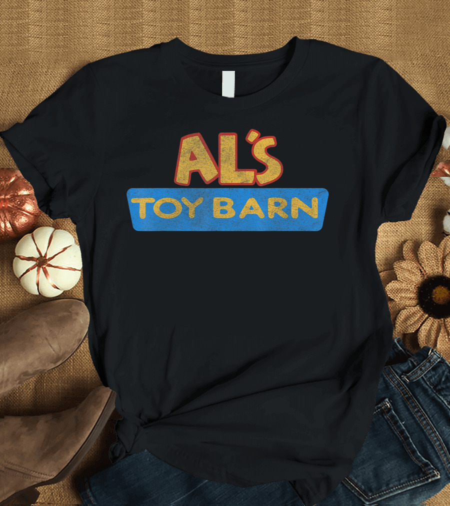 Al's Toy Barn Distressed Logo Disney Pixar Toy Story T-Shirt