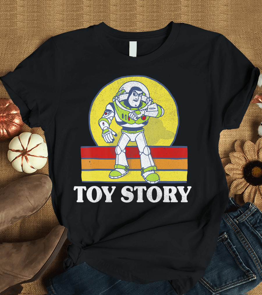 Buzz Lightyear Retro Sun Pose Toy Story T-Shirt