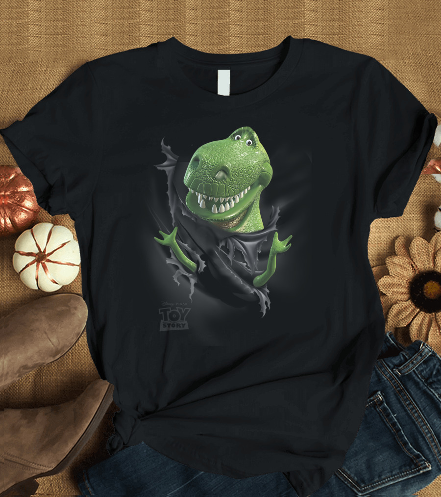 Disney Pixar Toy Story Rex Tear Through Toy Story T-Shirt