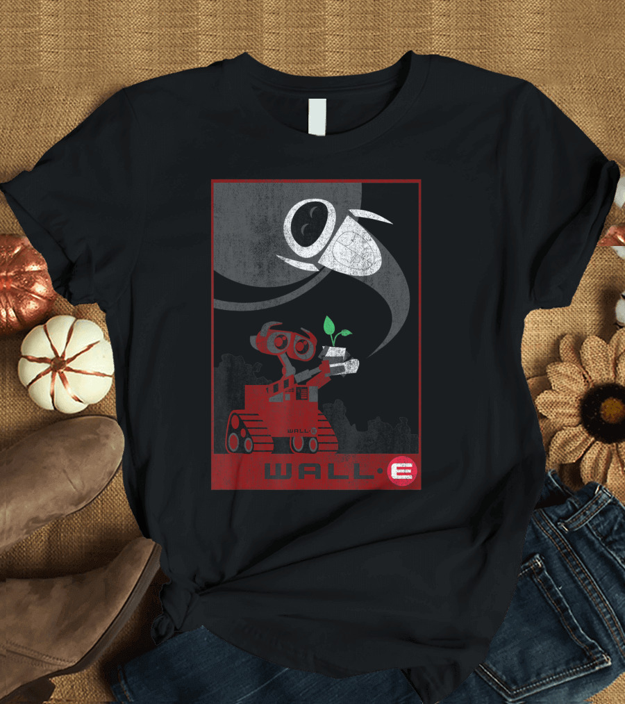 WALL-E and EVE Plant Boot Discovery Adventure T-Shirt