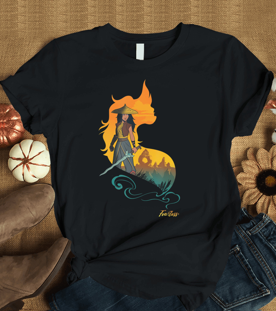 Disney Raya And The Last Dragon Kumandra Heart Fearless Journey Sisu T-Shirt