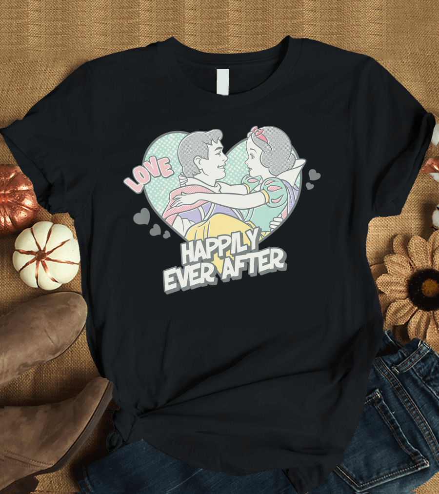 Disney Snow White Happily Ever After Love T-Shirt