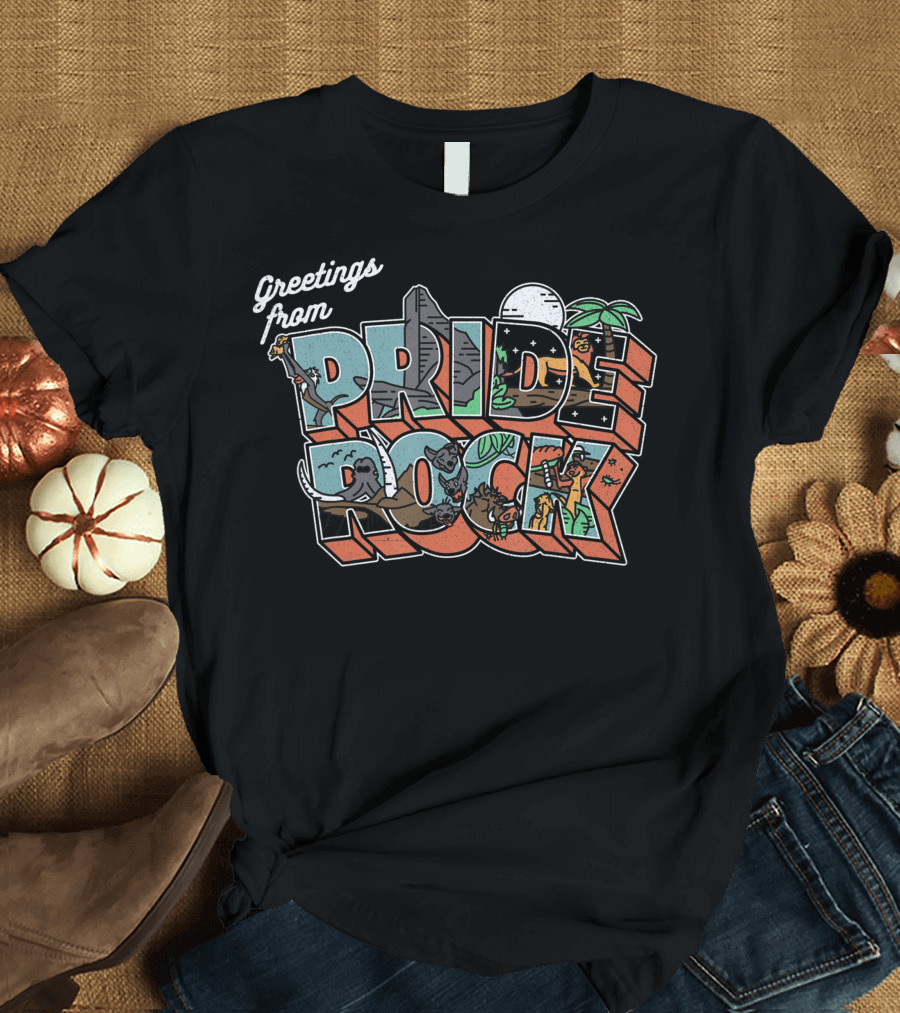 Greetings From Pride Rock Disney The Lion King Adventure T-Shirt