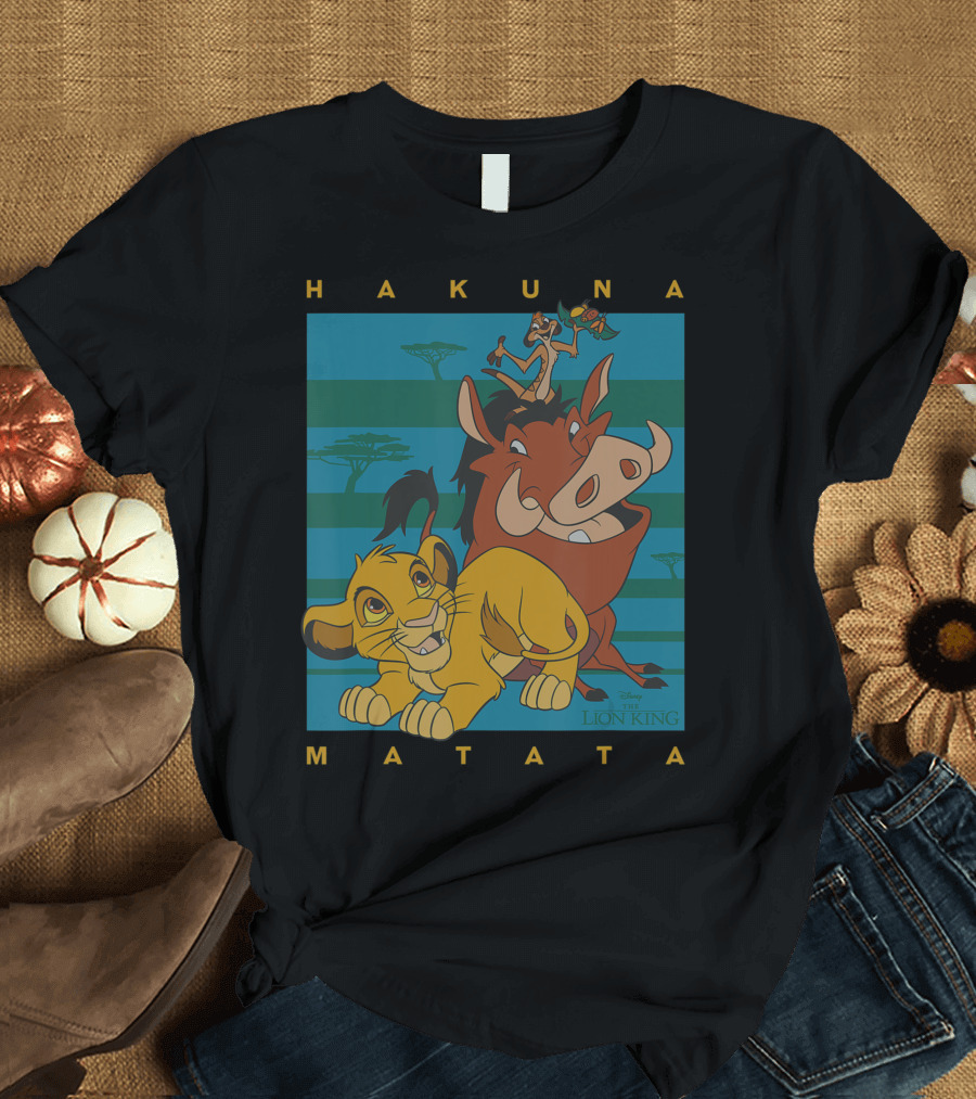 Disney The Lion King Hakuna Matata Simba Timon Pumbaa T-Shirt