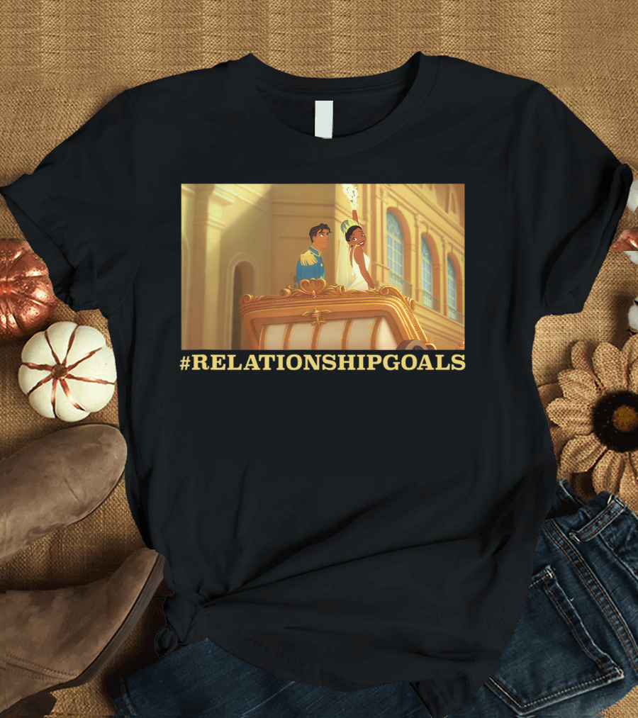 Disney Tiana And Prince Naveen #RelationshipGoals T-Shirt