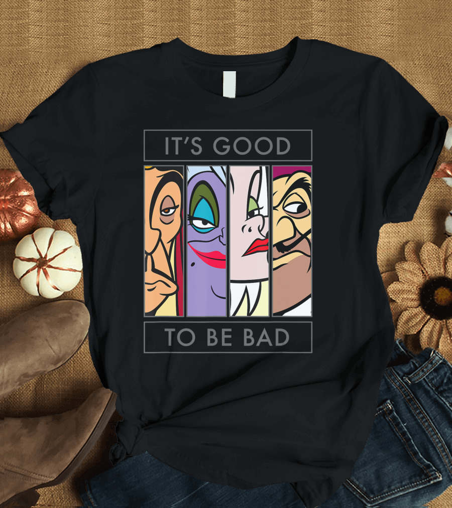 It's Good to Be Bad Disney Villains T-Shirt