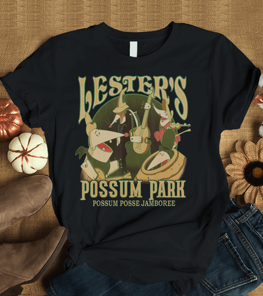 Lester's Possum Park Possum Posse Jamboree Disney A Goofy Movie T-Shirt