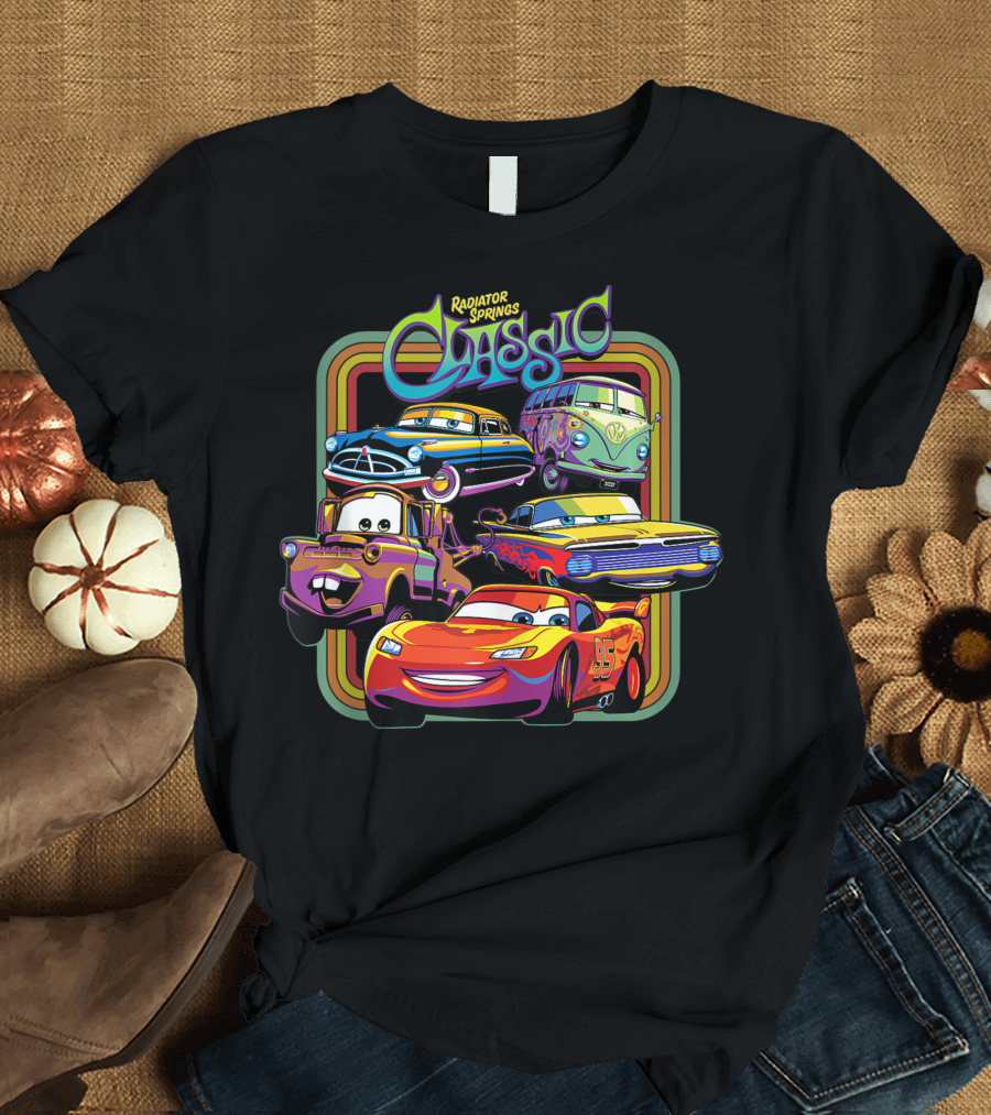 Radiator Springs Classic Disney Pixar Cars 95 Lightning McQueen T-Shirt