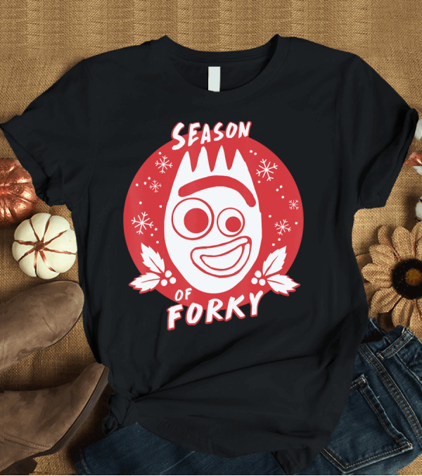T-Shirt: Season of Forky Disney Pixar Toy Story 4 Holiday T-Shirt Season of Forky Disney Pixar Toy Story 4 Holiday T-Shirt