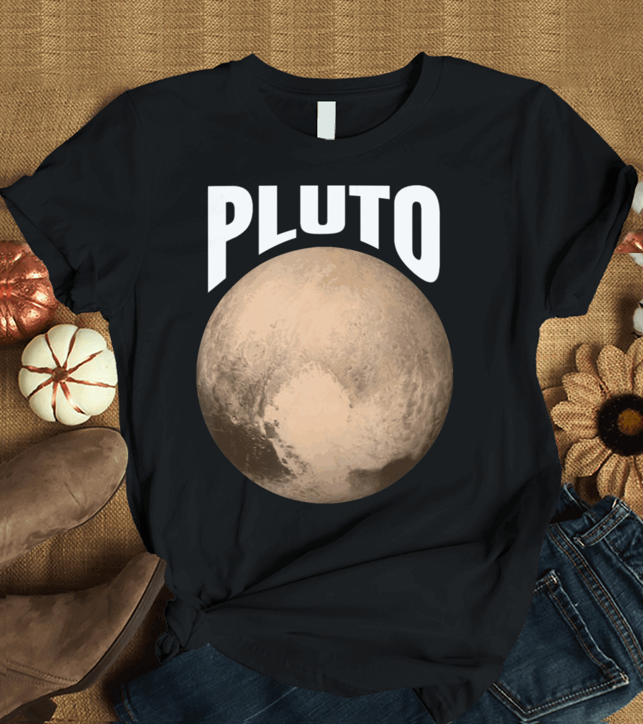 Pluto Solar System Space Planet T-Shirt