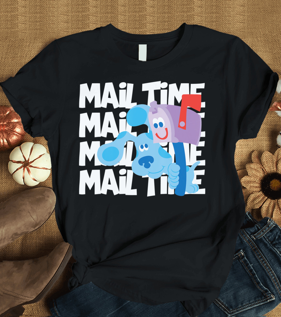 MAIL TIME With Blue's Clues Mailbox and Blue T-Shirt