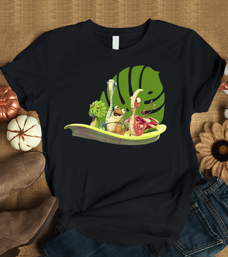 Gigantosaurus Dino Friends Adventure in Leaf Boat T-Shirt