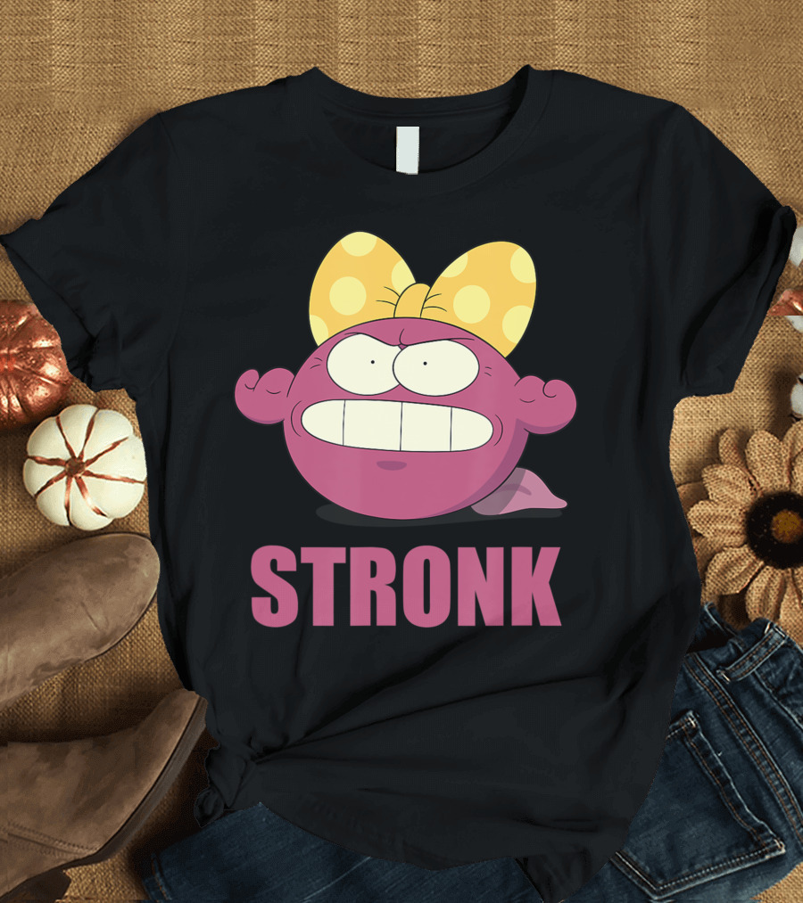 Disney Channel Amphibia Stronk Polly Planter Yellow Bow T-Shirt