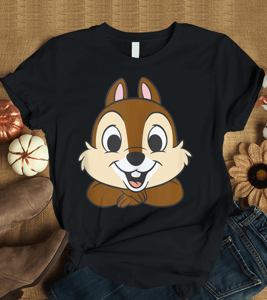 Disney Chip Iconic Smiling Face Character T-Shirt