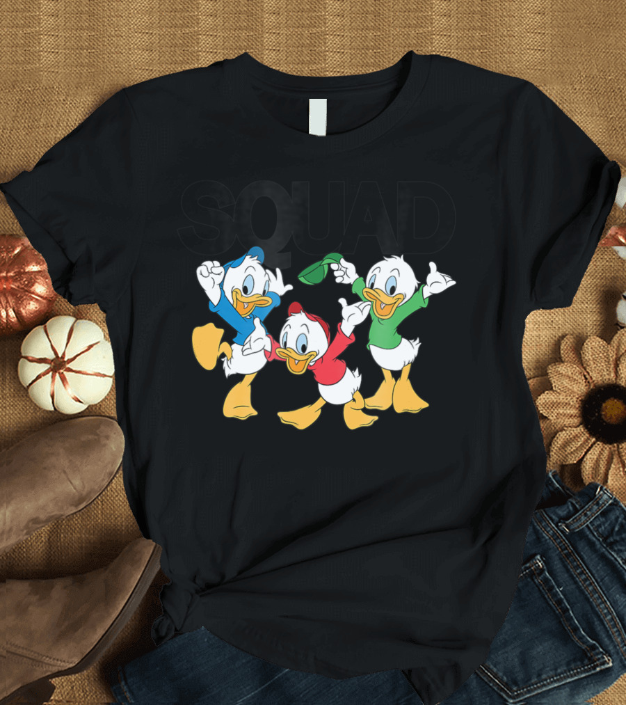 Disney Donald Duck Nephews Huey Dewey Louie Squad T-Shirt
