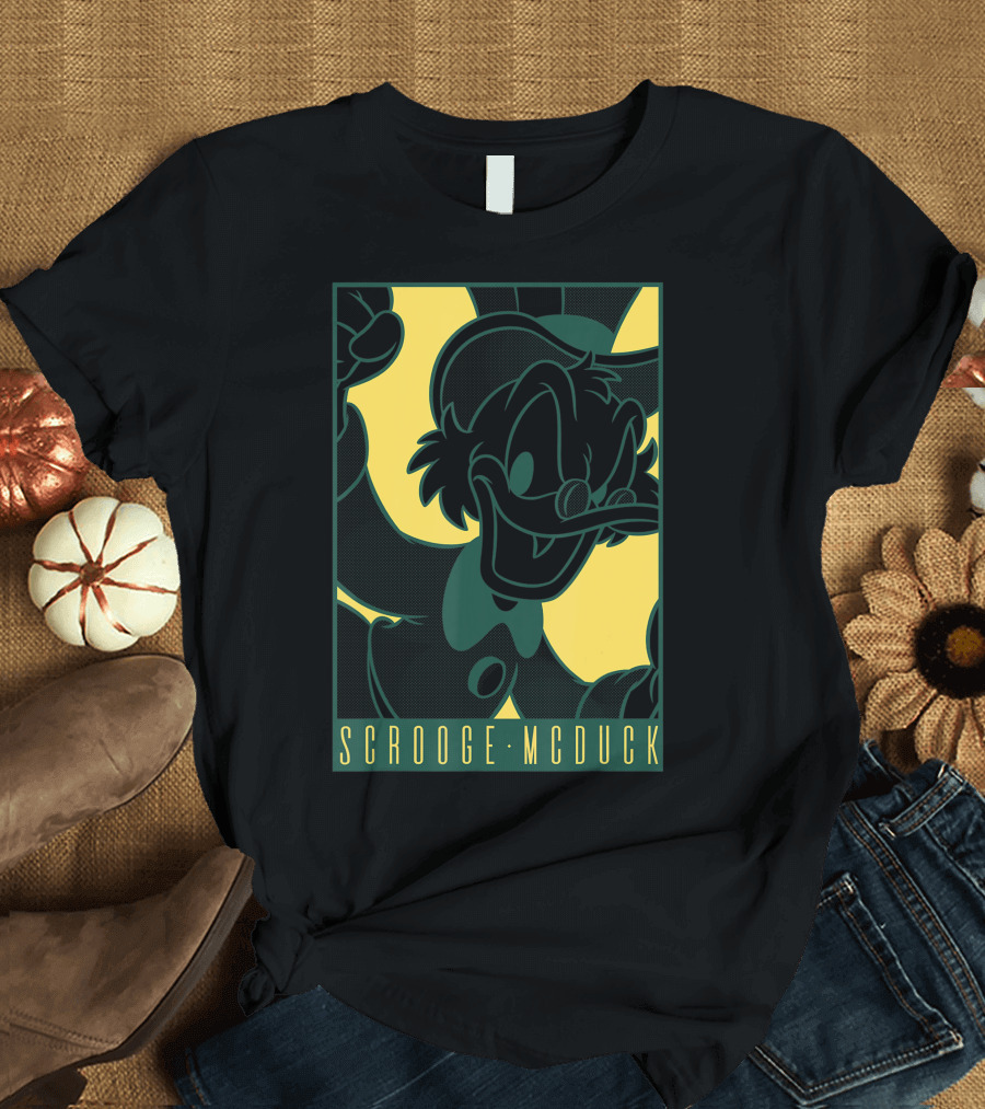 Scrooge McDuck Disney Ducktales Comic Style Retro T-Shirt
