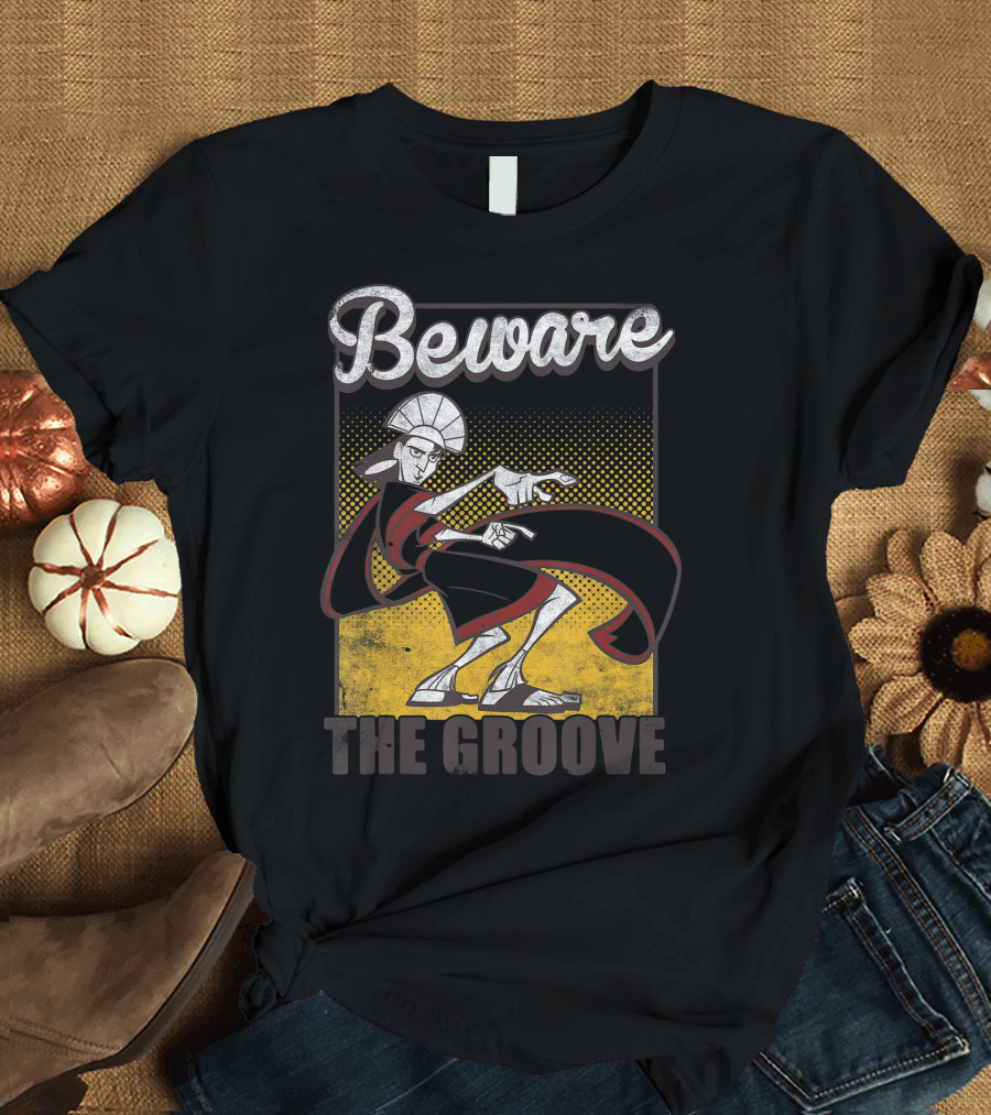 Beware The Groove Disney Emperors New Groove Character Pose T-Shirt