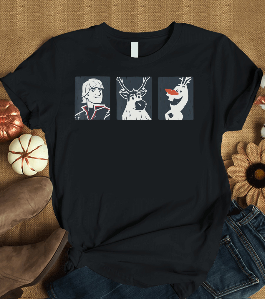 Disney Frozen 2 Kristoff Sven Olaf Trio T-Shirt