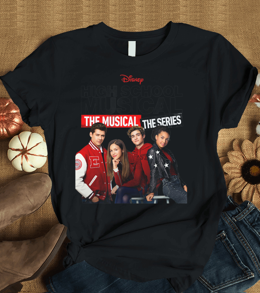 Disney High School Musical The Musical The Series Cast Group Photo T-Shirt