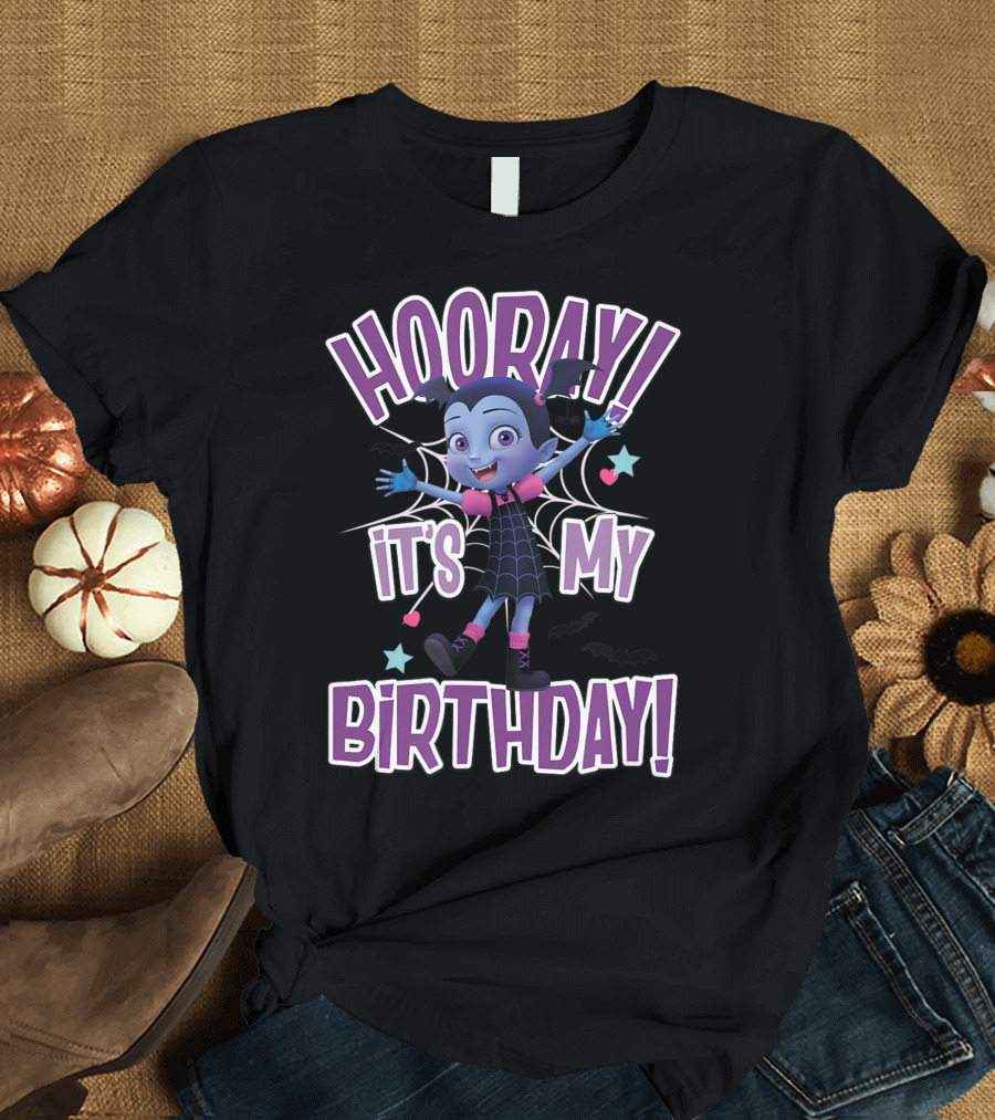 Hooray It's My Birthday Disney Juniors Vampirina T-Shirt
