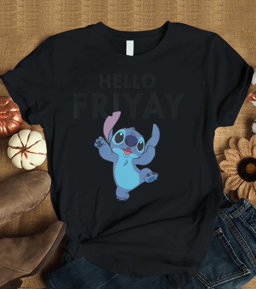 Disney Lilo and Stitch Hello Friyay T-Shirt