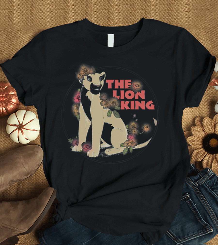 The Lion King Nala Surrounded by Flowers T-Shirt
