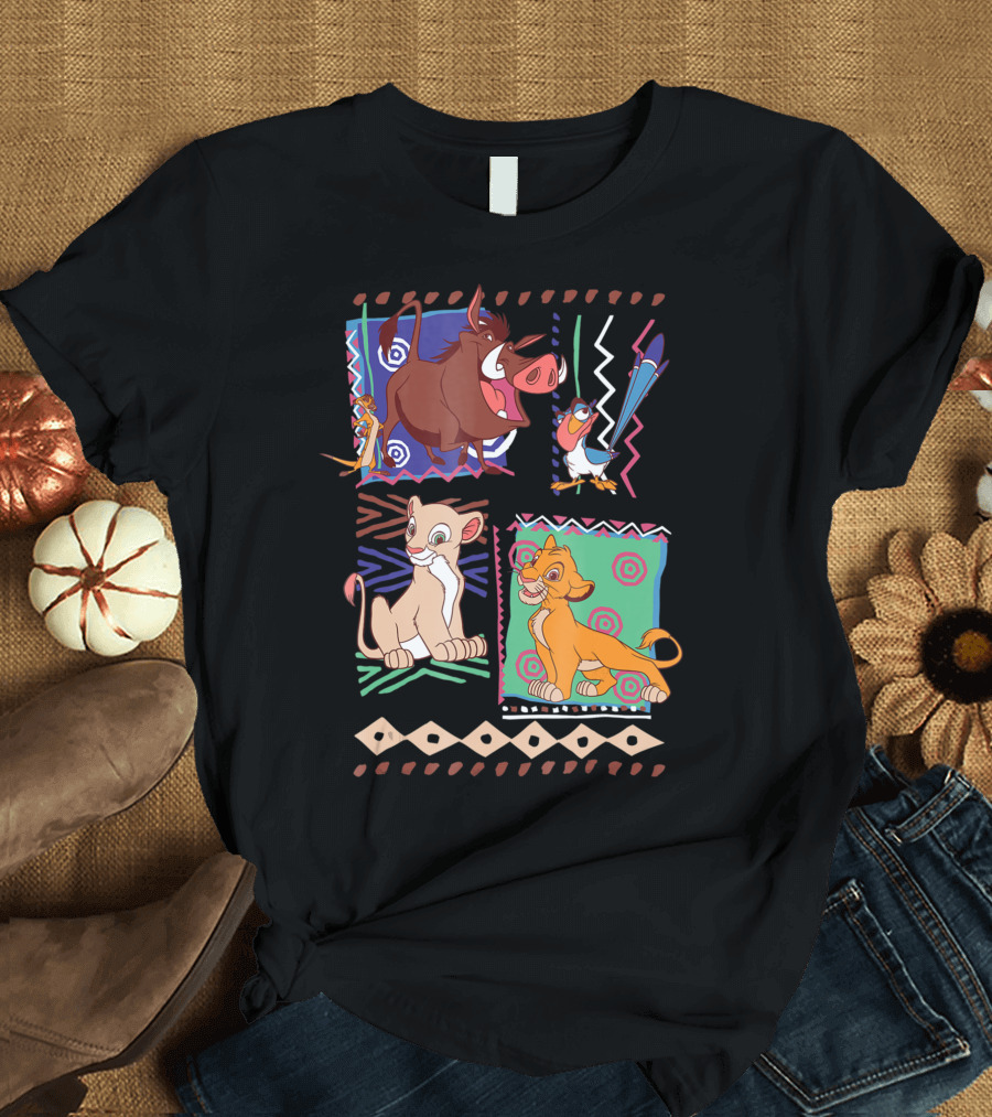 Disney Lion King Simba Nala Timon Pumbaa Zazu T-Shirt